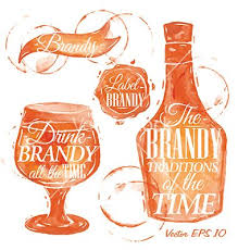 Watercolor Brandy Vector Image On Vectorstock Bottle Drawing Brandy Brandy Bottle