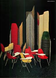 Shellspotting Super Colorful Eames Stacking And Ganging Chairs 1960s Product Photograph Vintage Eames Mid Century Modern Design Inspiration Mid Century Decor