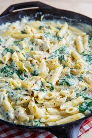 Spinach And Artichoke Dip Pasta Recipe Pasta Recipes Recipes Pasta Dishes