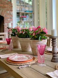 The fireplace stone is from a local arkansas quarry, while the floor is a blue gray flagstone. How To Decorate Your Back Porch For Spring My 100 Year Old Home