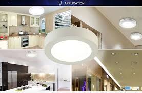 No Cut Ceiling 25W Surface Mounted LED Downlight Round Panel Light SMD  Ultra Thin Circle Ceiling Down Lamp Kitchen