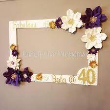 Selfie Frame 40thbirthday 40th Birthdaycelebration Birthdayparty Selfieframe Photoframe Candych Photo Booth Telaio Compleanno In Giardino Idee Fai Da Te