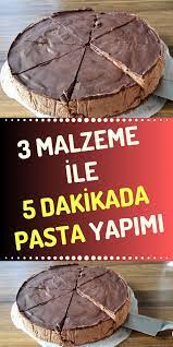 3 malzeme ile 5 dakikada yapilan pasta tarifi gurme tarif pasta tarifleri pasta yemek tarifleri