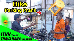 Psycho prank video tamil/ psycho prank in india/psycho. Bike Parking Prank Tamil Tamil Prank Theni360 Youtube