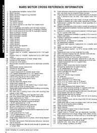 Mars Motor Cross Reference Information Pdf