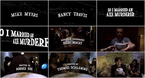 So I Married An Axe Murderer (1993) — Art of the Title
