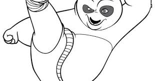 Panda merupakan hewan mamalia, memiliki bentuk muka yang imut dan lucu serta menggemaskan. Dragon Warrior Kick In Kung Fu Panda Coloring Page Kids Play Color Panda Coloring Pages Kung Fu Panda Cartoon Coloring Pages