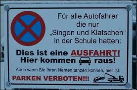 Parken Verboten Humorvolle Spruche Witzige Bilder Spruche Witzige Spruche
