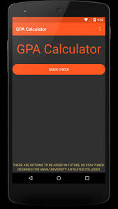 Cumulative grade point average (cgpa) and grade point average (gpa) are calculated (exempting u,i and w grades) by one thought on anna university cgpa calculation formula. Gpa Calculator For Au For Android Apk Download