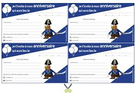 Anniversaire filles créez l'invitation anniversaire parfaite pour votre fille. Invitations Anniversaire A Imprimer Des 7 Pirates Chasseotresor