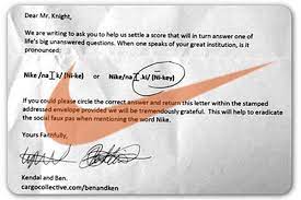 The traditional english pronunciation of latin so, we need to ask the goddess nike how to pronounce her name? Nike Confirms How To Pronounce Its Name Pr Daily