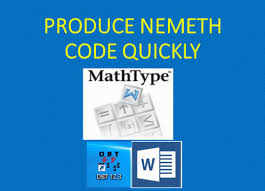 Producing Nemeth Code Through Mathtype Word And Duxbury Coding Office Word Words