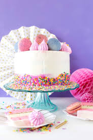 This confetti birthday cake is a guranteed success for any birthday party. Decorating The Sweetest Birthday Cakes For Girls A Subtle Revelry