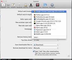 Select the one you want to make the default template. Set Chrome Canary As The Default Browser In Os X