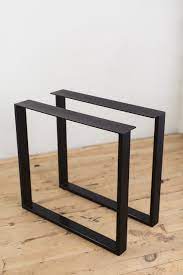 Powder coated steel table base. Powder Coated Steel U Shape Table Legs Factor Fabrication