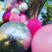 Backyard Balloon Decoration Ideas For Birthday Party At Home Balloon Garland Birthday Balloon Decorations Balloon Garland Birthday Balloons