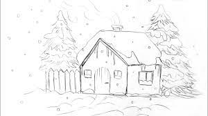 Check spelling or type a new query. Desen In Creion Cu Peisaj De Iarna Cu Brazi Si Casuta Winter Landscape Pencil Drawing Tree House Youtube