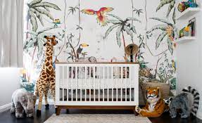 Here S What S Trending In The Nursery This Week Project Nursery Jungle Theme Nursery Jungle Nursery Boy Jungle Safari Nursery