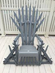 Game Of Thrones Adirondack Chairs Adirondackchairs Game Of Thrones Decor Game Of Thrones Chair Game Of Thrones Houses