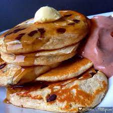 Choc Chip Pancakes 12 Cup Kodiak Cakes Power Protein Pancake Mix 12 Almond Milk 1 Egg White Healthy Snacks Recipes Clean Eating Breakfast Clean Breakfast