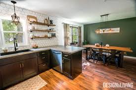 1970s kitchen gets industrial farmhouse