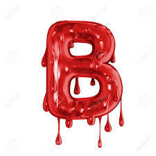 Blood Font Halloween Horror Letter B Stock Photo Picture And Royalty Free Image Image 92849621