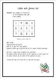 Spel Udda Och Jamna Tal Word Dok Spel Udda Och Jamna Tal Pdf Centralt Innehall Naturliga Tal Och Deras Egenskaper Matteovningar Undervisning Utbildning
