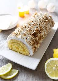 Buche De Noel Facon Tarte Citron Meringuee Video Recette Buche De Noel Tarte Au Citron Citron Meringuee