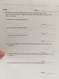 There are 3 types of zeros: Calculate The Grams Of Solute Present In Each Of The Chegg Com