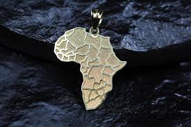 Collier Continent Africain