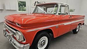 Image result for Orange 1966 Truck