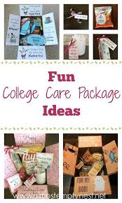 Birthday Care Package Ideas For College Students Fun College Care Package Ideas College Fun College Care Package College Student Care Package