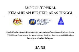 Selain daripada kemahiran berfikir dan strategi berfikir yang kemahiran berfikir tersebut, kemahiran menaakul merupakan satu lagi kemahiran yang diutamakan. Modul Topikal Kbat Sains Ting 2 My School
