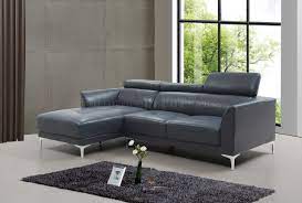 Sleepers from rooms to go. Slate Sectional Sofa In Blue Leather By Beverly Hills