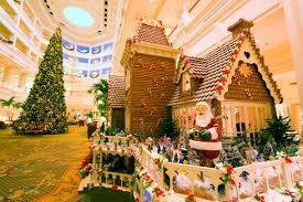 At least disney does wait until after halloween to get christmas in full swing. Fantastical Gingerbread Displays Decorate The Walt Disney World Resort Disney Parks Blog