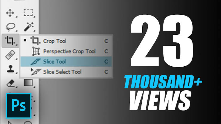 Image result for slice tool in photoshop in hindi"