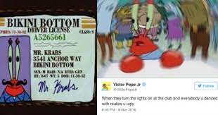 Here Are 24 Of Our Favorite Blurred Mr Krabs Memes In Honor Of His 74th Birthday Geek Universe Geek Fanart Cosplay Pokemon Go Geek Memes Funny Pictures