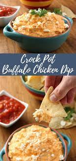 Crock Pot Buffalo Chicken Dip In 2021 Appetizer Recipes Slow Cooker Recipes Crockpot Recipes Easy