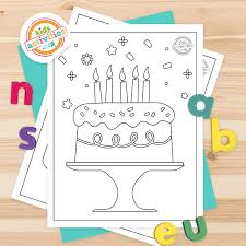 And as a health director at a magazine, the very core of my job is to he. Funnest Ever Birthday Cake Coloring Pages Kids Activities Blog
