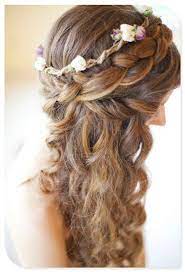 Quinceanera Hairstyles With Flower Crown Google Search Hair Styles Long Hair Styles Wedding Hair And Makeup