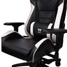 Deco gear gaming chair white ergonomic foam w/ adjustable head, lumbar support. X Fit Black White Gaming Chair Regional Only
