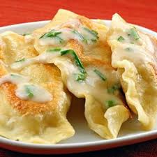 Pierogi Homemade With Sour Cream Sauce Recipe 4 2 5