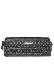 Black And Gold Makeup Bag Carry Your Long Makeup Brushes In Style With The Black And Gold Cosmetic Bag By Stella Stella And Dot Jewelry Stella And Dot Stella Dot Style