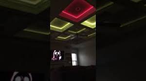 Installing a coffered ceiling is. Light Show Coffered Ceiling Youtube