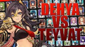 Dehya vs EVERYONE Tier List - Daily Dehya 16 | Genshin Impact - YouTube