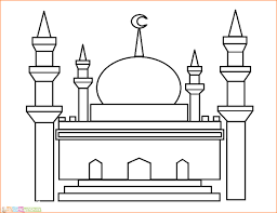 Karikatur tersebut memiliki keunikan tersendiri, warna yang para penikmat karikatur berwarna akan merasa puas, karena menikmati. Mewarnai Gambar Sketsa Masjid Hitam Putih Terbaru Kataucap