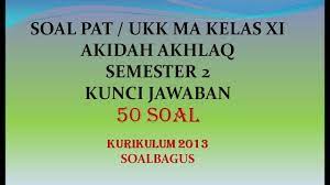 Kunci Jawaban Akidah Akhlak Ma Kelas Xii Semester 1 Ilmusosial Id