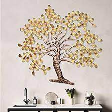 Collectible India Metal Golden Tree Of Life Wall Mounted Art Sculpture Decor Hanging Gifts Home Decor Size 4 Online Wall Art Mirror Wall Art Hanging Wall Decor