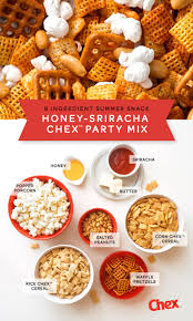 Honey Sriracha Chex Mix Recipes Appetizers And Snacks Homemade Snack Mix Homemade Snacks