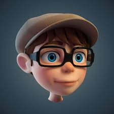 See cartoon skull stock video clips. 3d Model Cartoon Boys Head Cartoon Boy Character Art Cartoon Faces